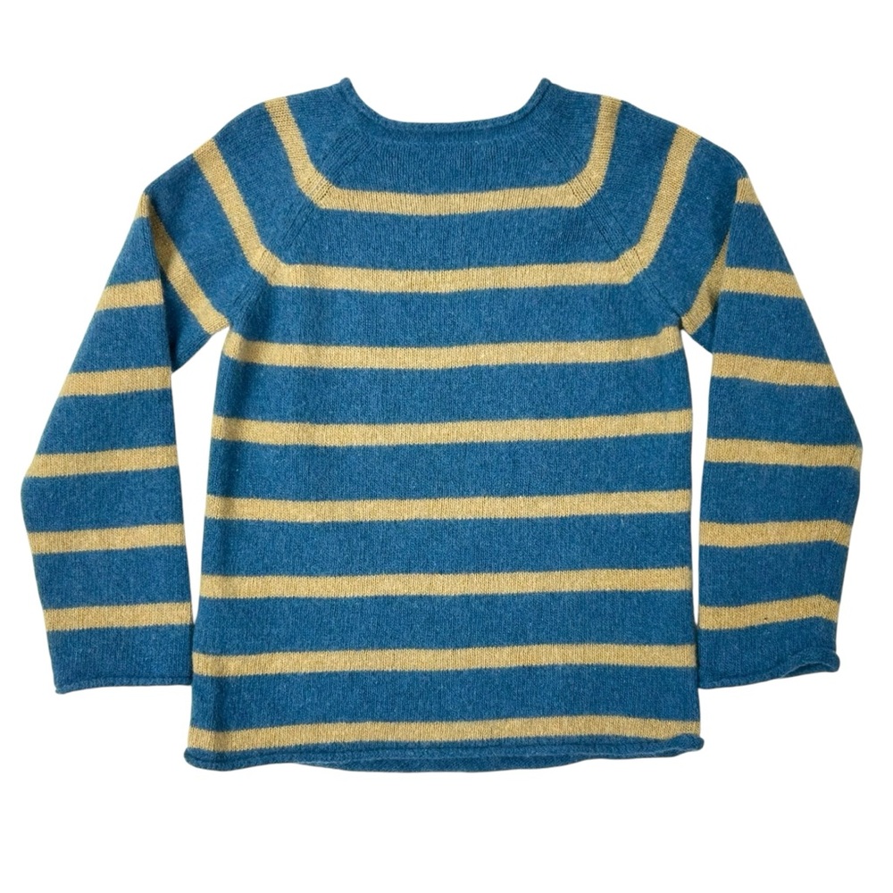 Nanos Wool & Angora Striped Polar Bear Sweater size Girls 10 - Picture 4 of 5